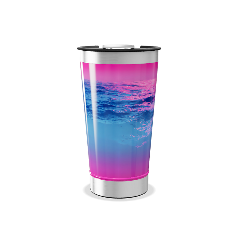 Copo Térmico - Gradiente Rosa Azul