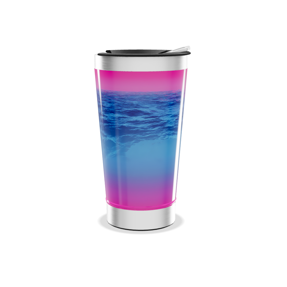 Copo Térmico - Gradiente Rosa Azul