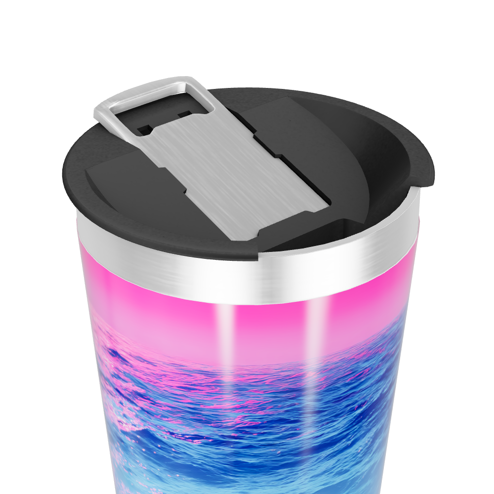 Copo Térmico - Gradiente Rosa Azul