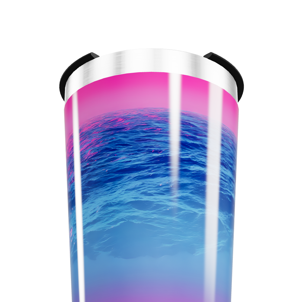 Copo Térmico - Gradiente Rosa Azul