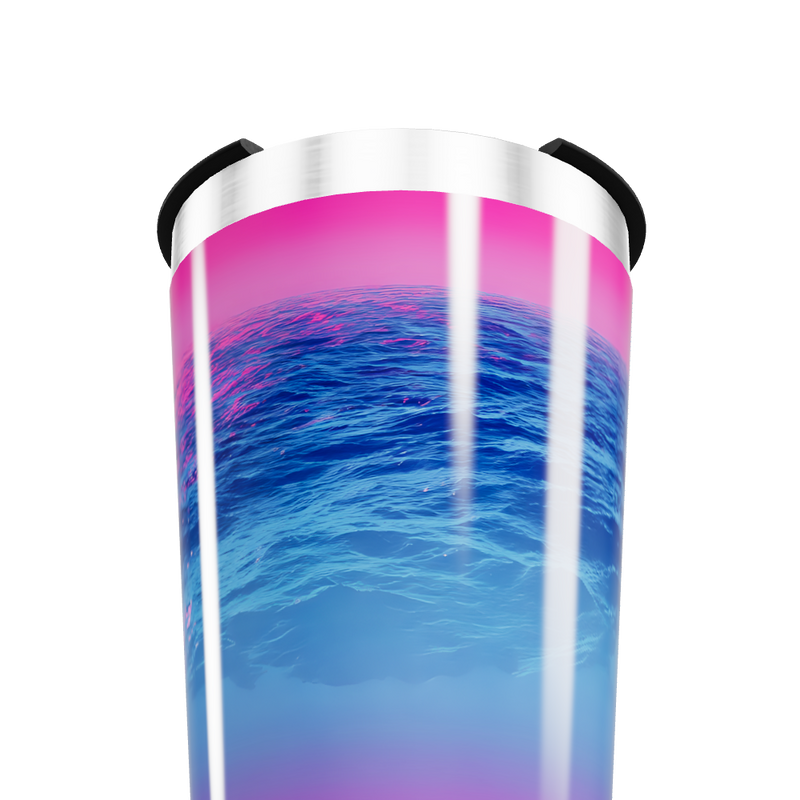 Copo Térmico - Gradiente Rosa Azul