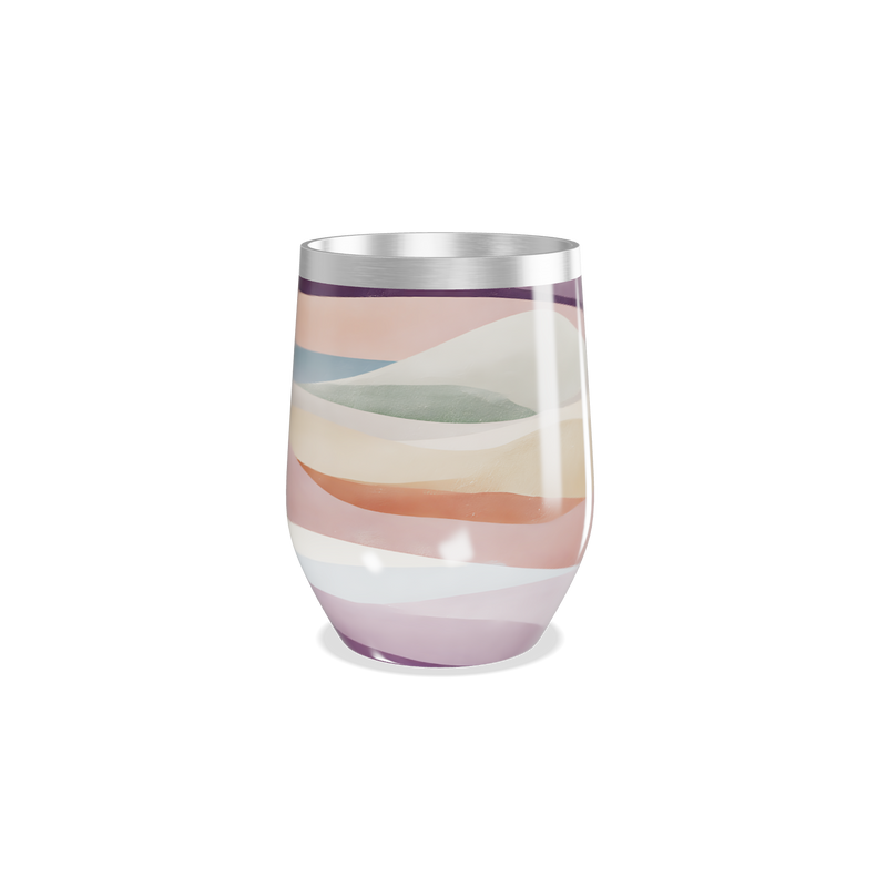 Copo Térmico Slim - Estampa Colorida Aço Inox