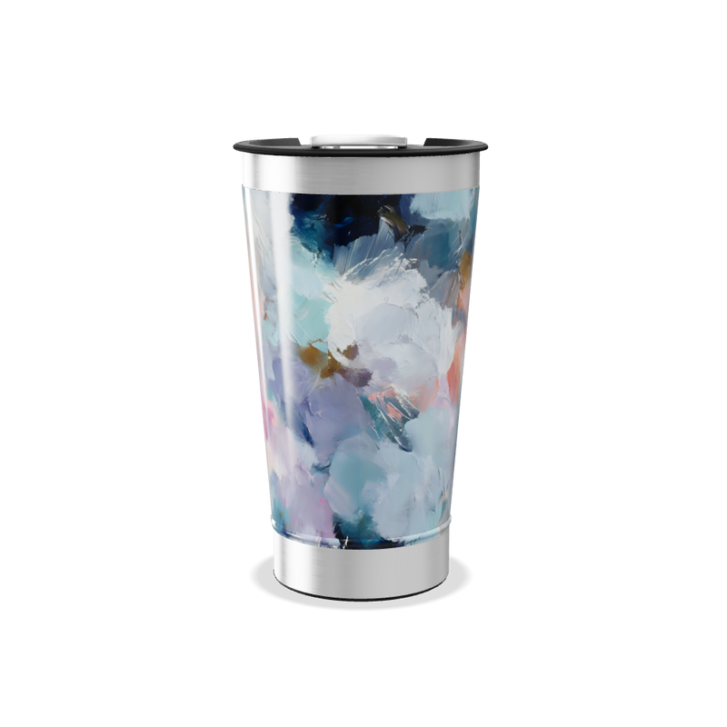 Copo Térmico - Estampa Abstrata Colorida