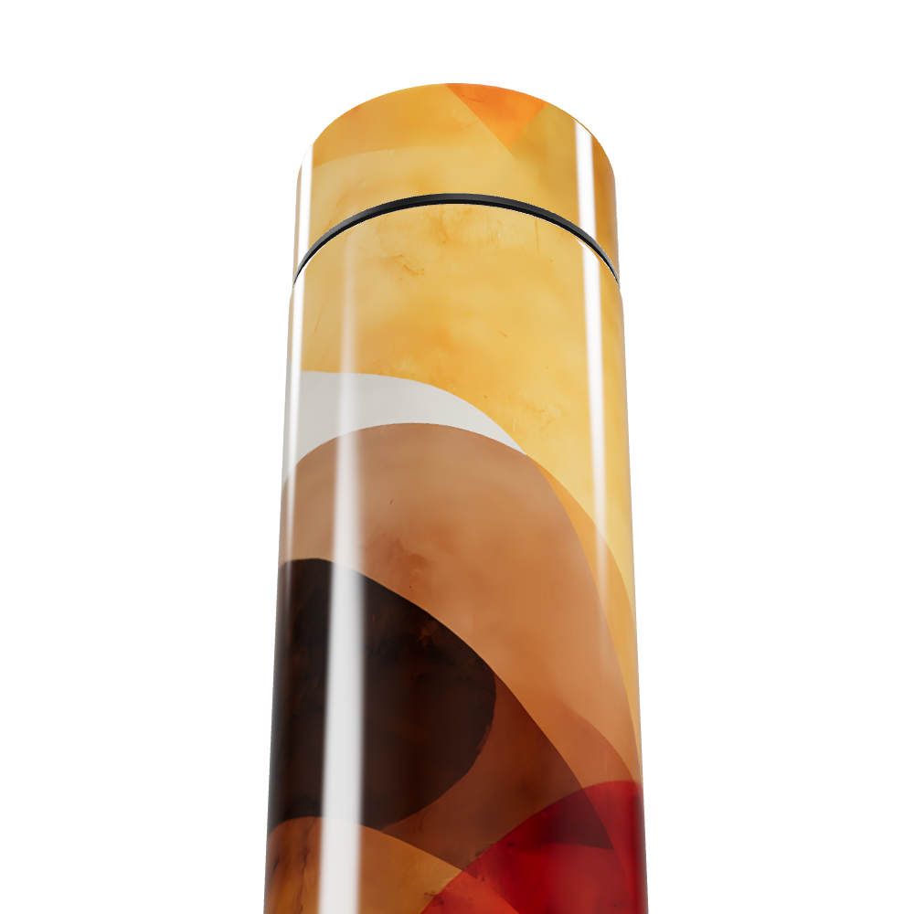 Garrafa Térmica Touch - Estampa Abstrata Colorida