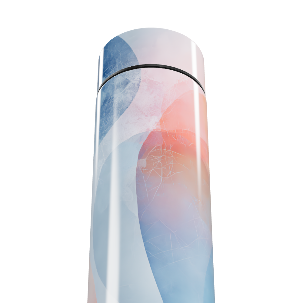 Garrafa Térmica Touch - Estampa Azul e Rosa