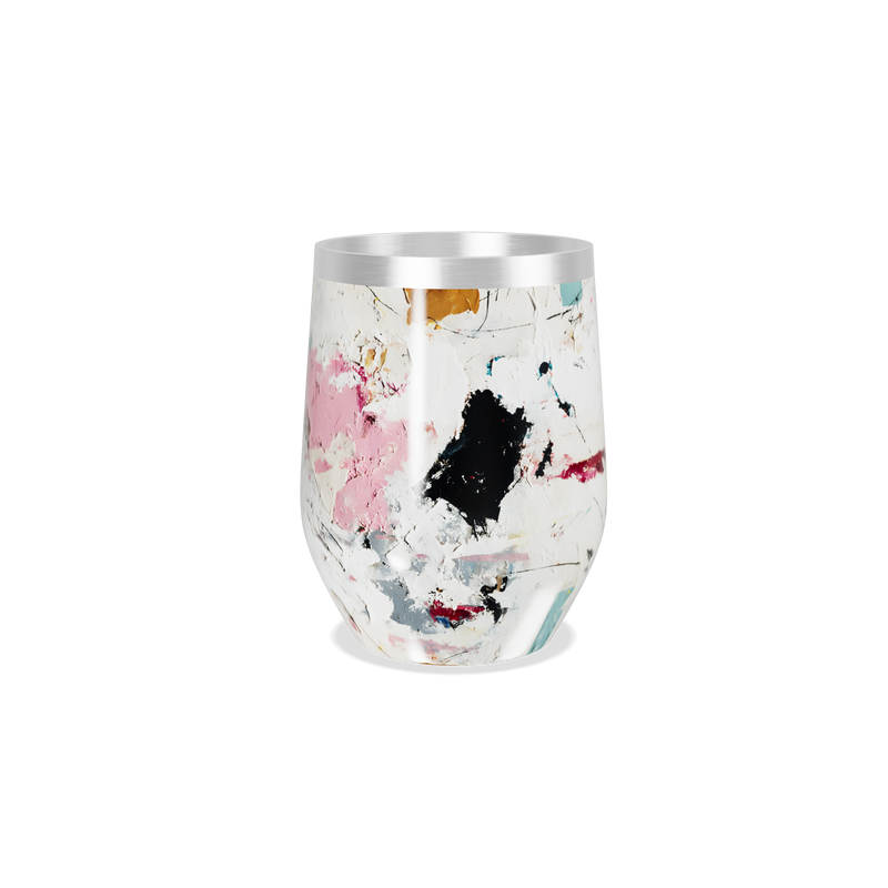 Copo Térmico Slim - Abstrato Colorido Aço Inox