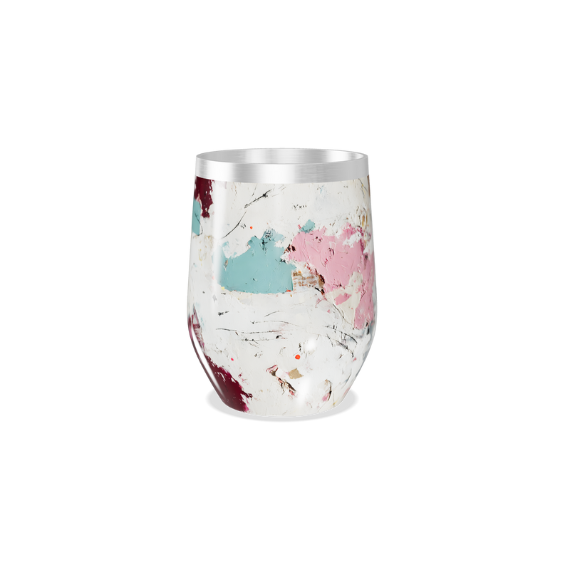 Copo Térmico Slim - Abstrato Colorido Aço Inox