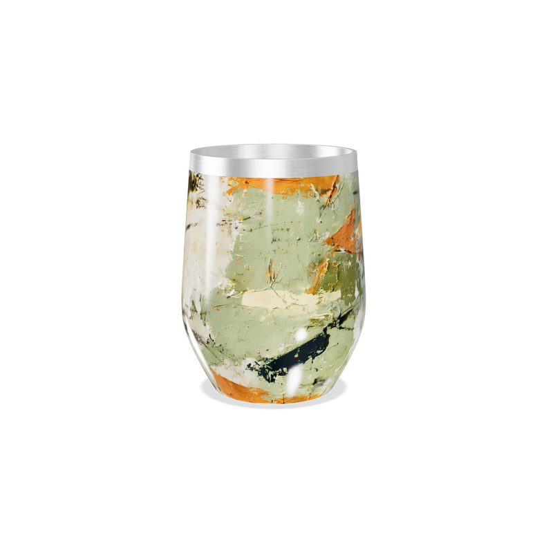 Copo Térmico Slim - Estampa Abstrata Colorida