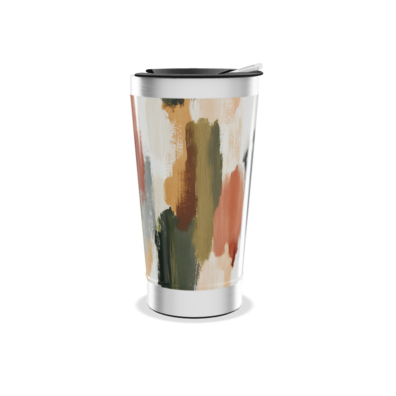 Copo Térmico - Estampa Abstrata Colorida