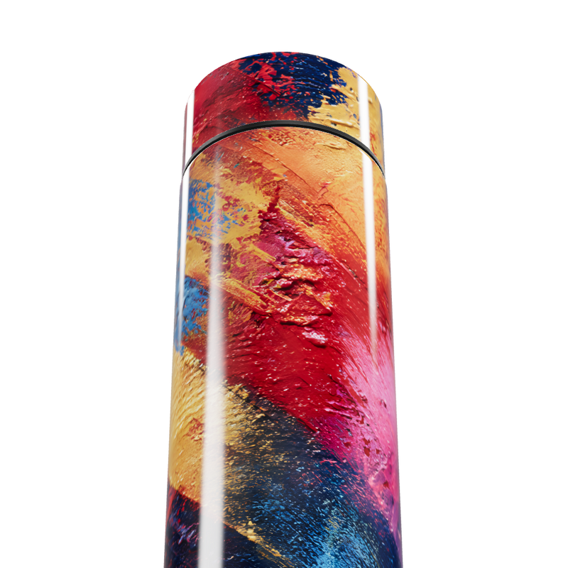 Garrafa Térmica Touch Estampa Colorida Inox