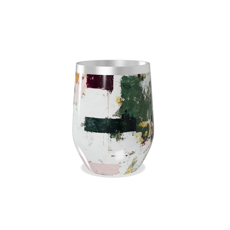 Copo Térmico Slim - Estampa Abstrata Colorida