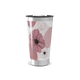Copo Térmico - Floral Rosa Aço Inox