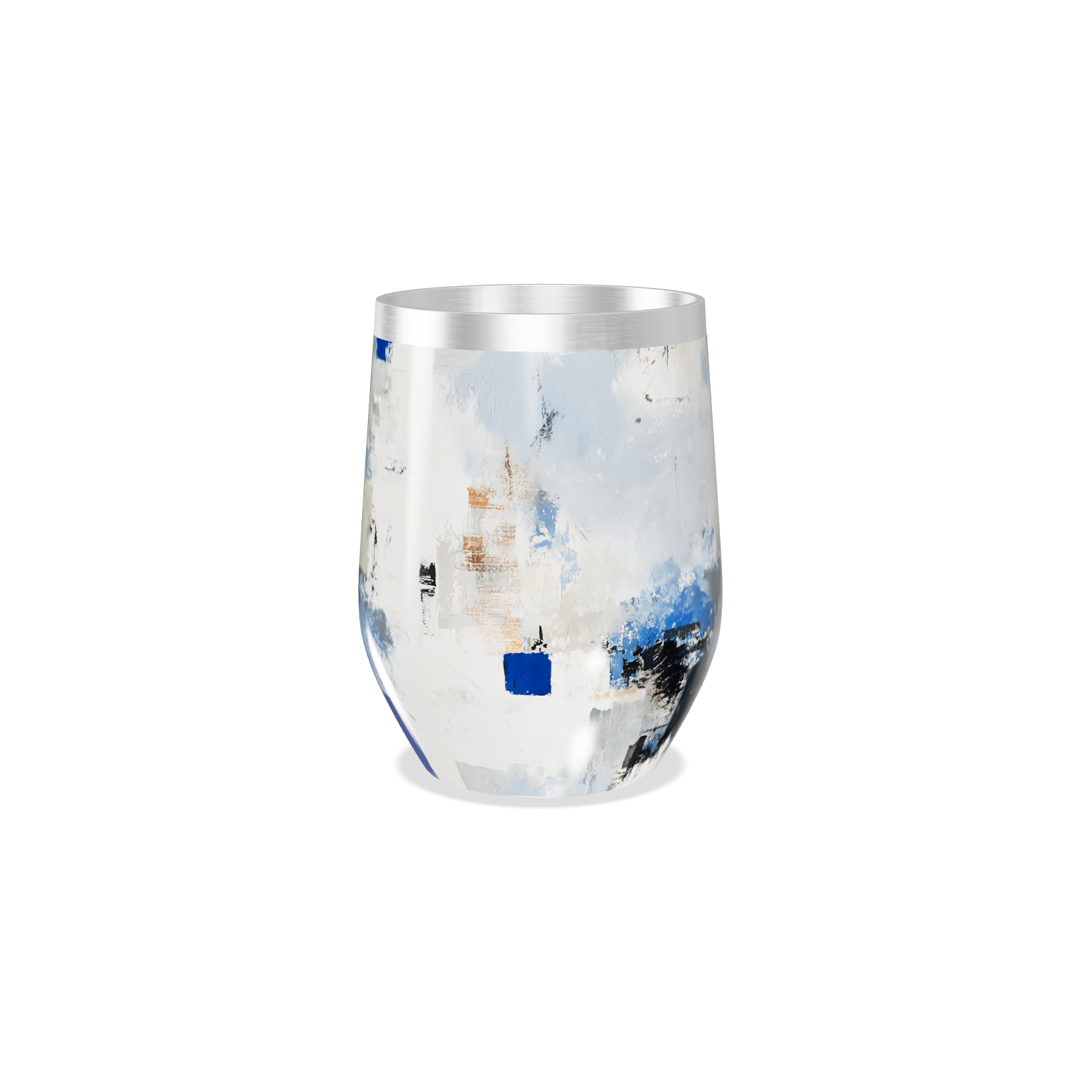 Copo Térmico Slim - Aço Inox Estampa Abstrata