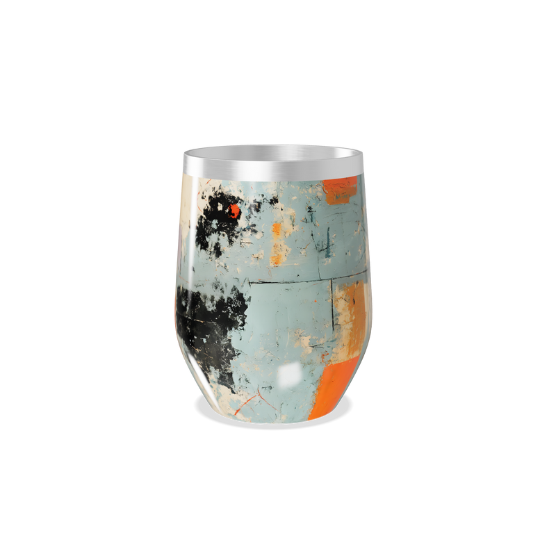 Copo Térmico Slim - Estampa Abstrata Colorida