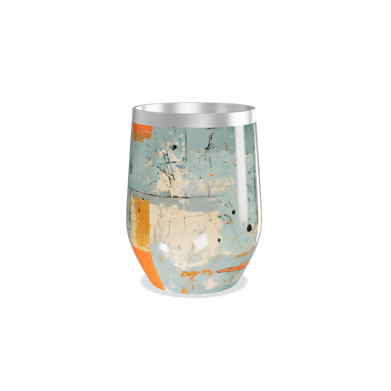 Copo Térmico Slim - Estampa Abstrata Colorida