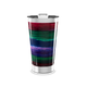 Copo Térmico - Listras Coloridas Aço Inox