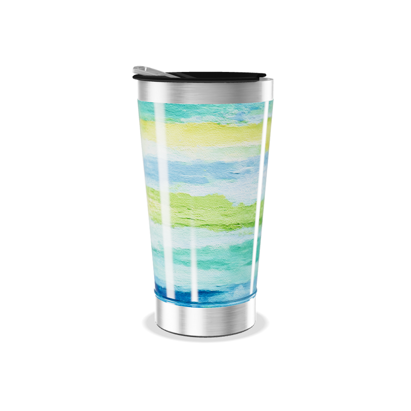 Copo Térmico - Estampa Aquarela Colorida