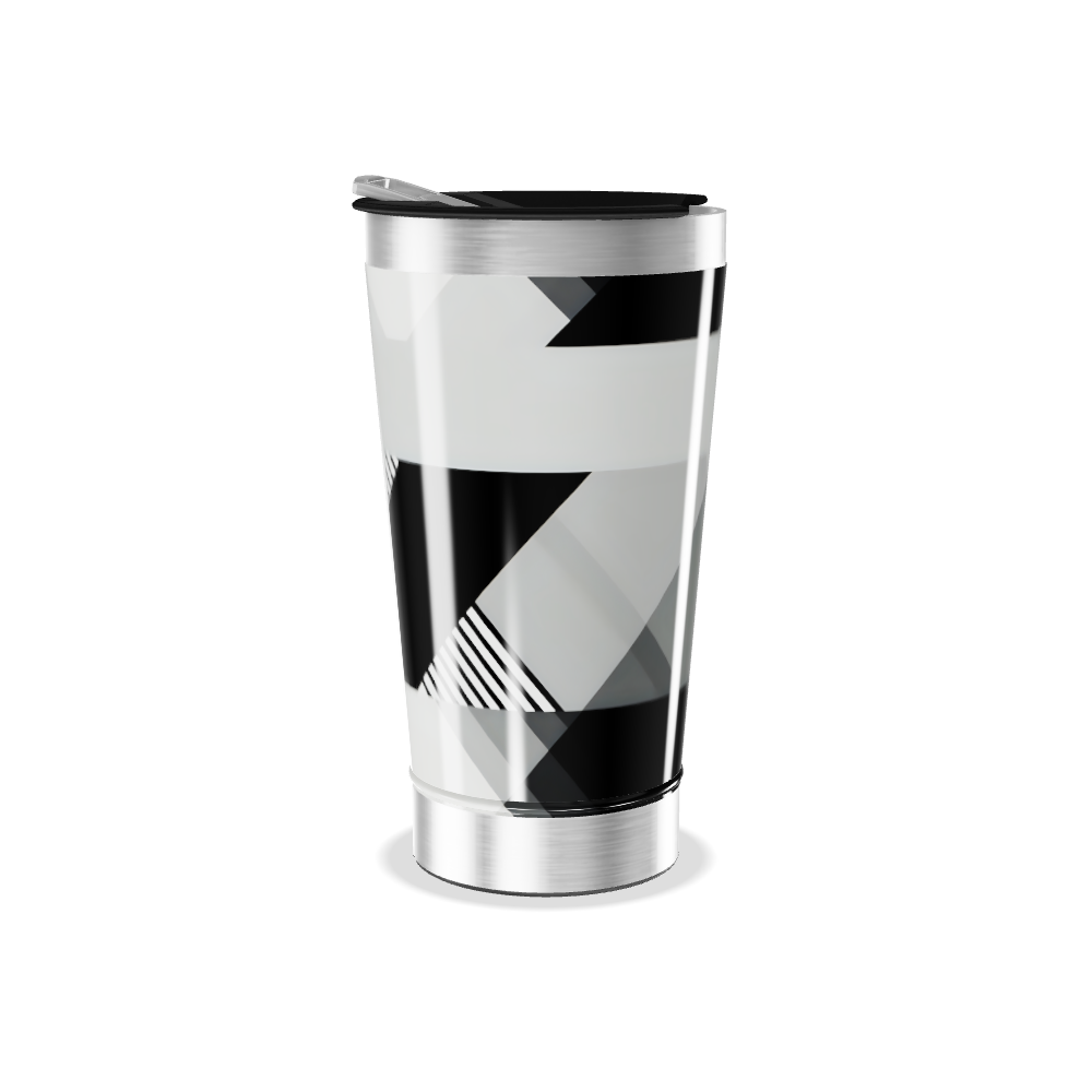 Copo Térmico - Preto Inox com Tampa