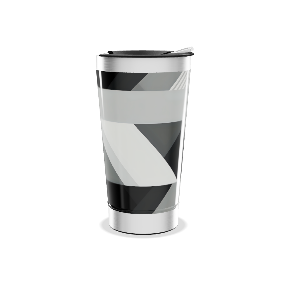 Copo Térmico - Preto Inox com Tampa