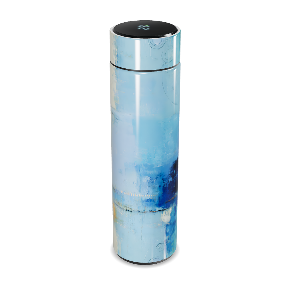 Garrafa Térmica Touch Pintura Azul