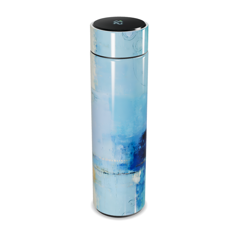 Garrafa Térmica Touch Pintura Azul