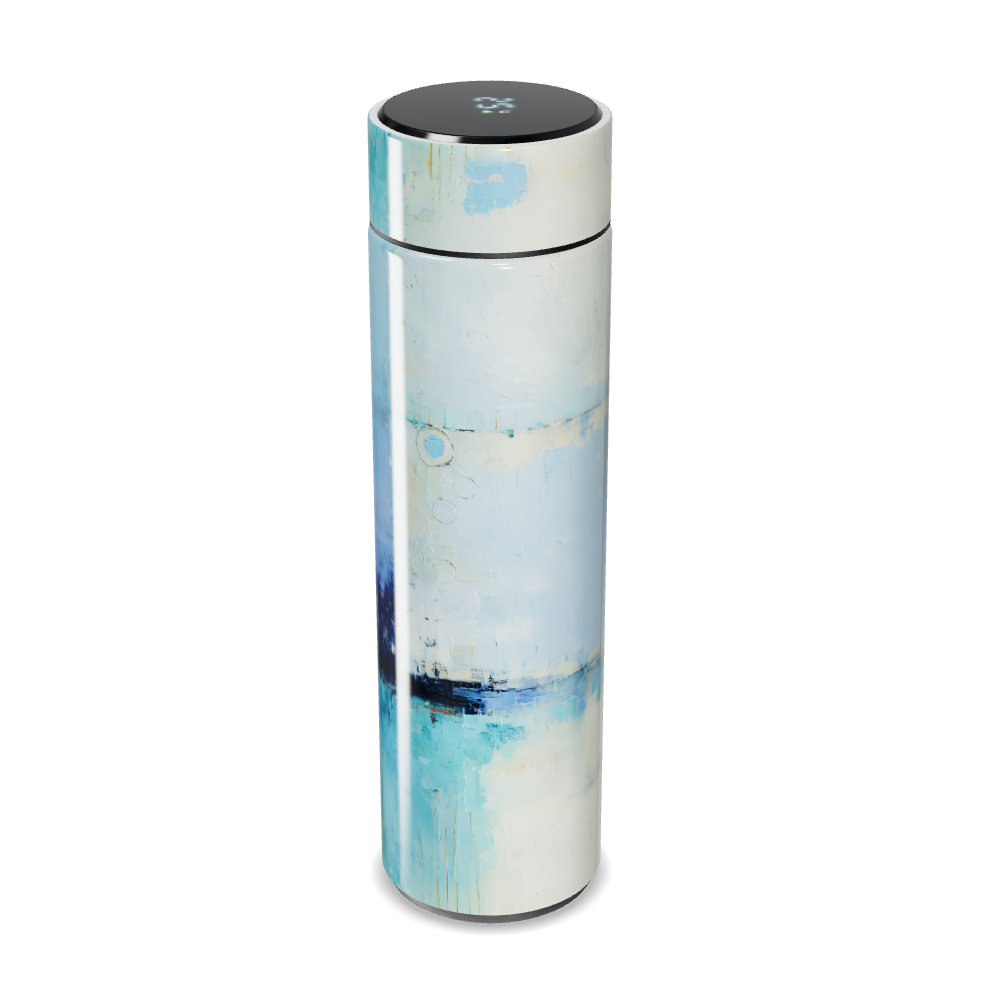 Garrafa Térmica Touch Pintura Azul