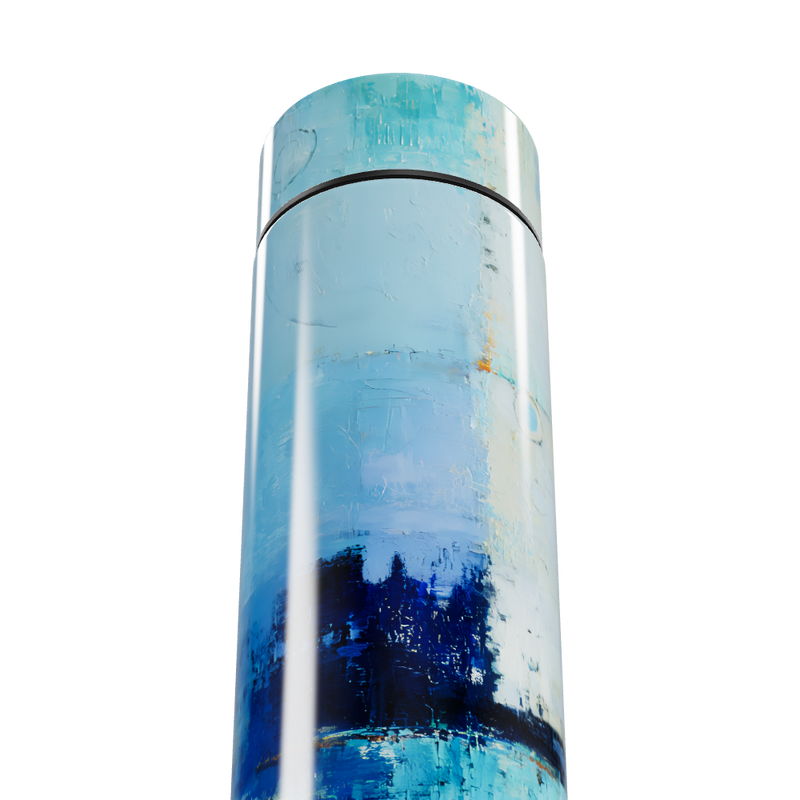 Garrafa Térmica Touch Pintura Azul