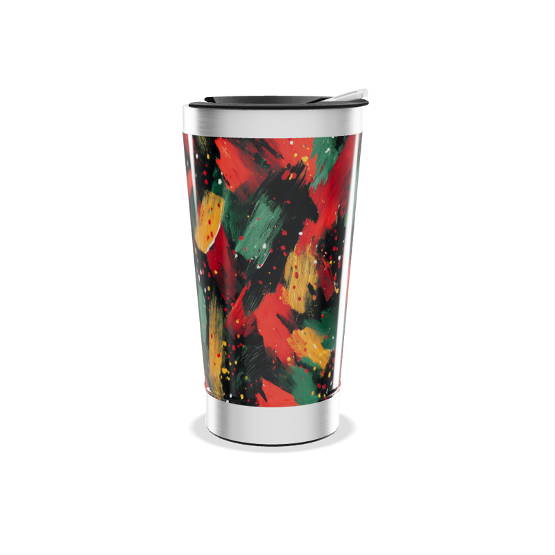 Copo Térmico - Estampa Colorida Abstrata
