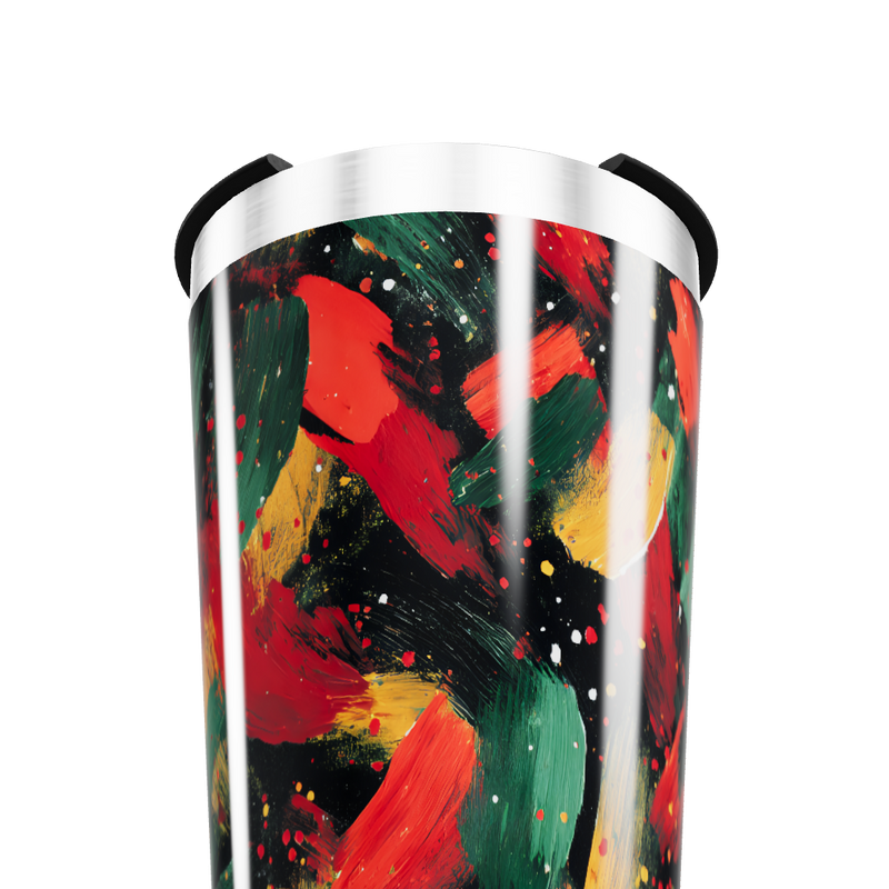 Copo Térmico - Estampa Colorida Abstrata