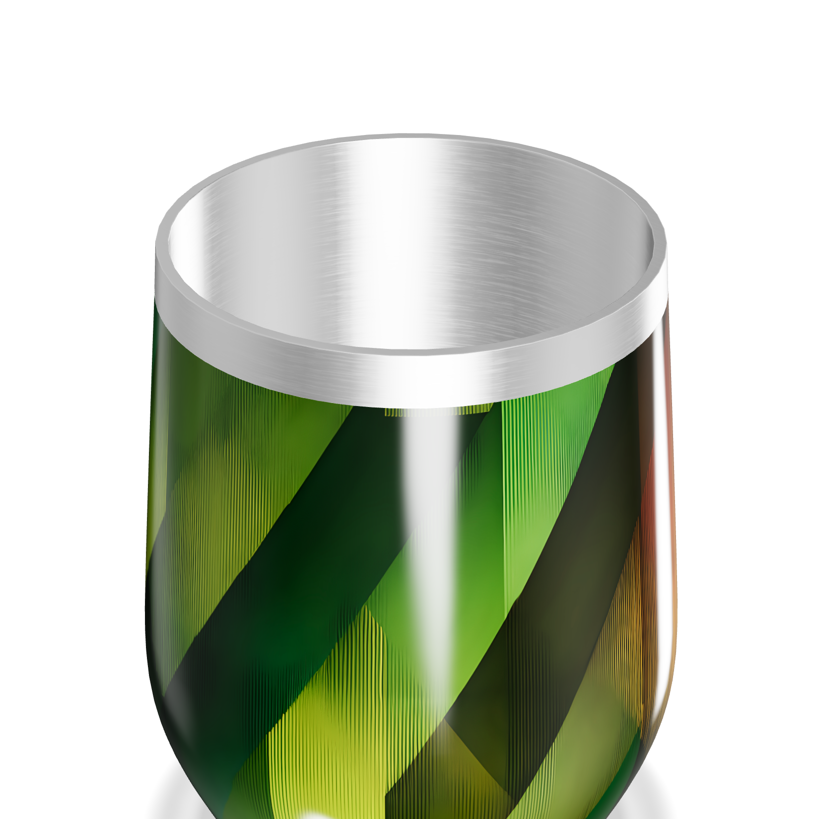 Copo Térmico Slim - Estampa Geométrica Colorida