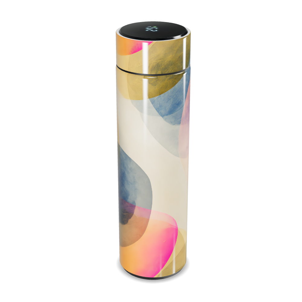 Garrafa Térmica Touch - Abstrata Multicolorida