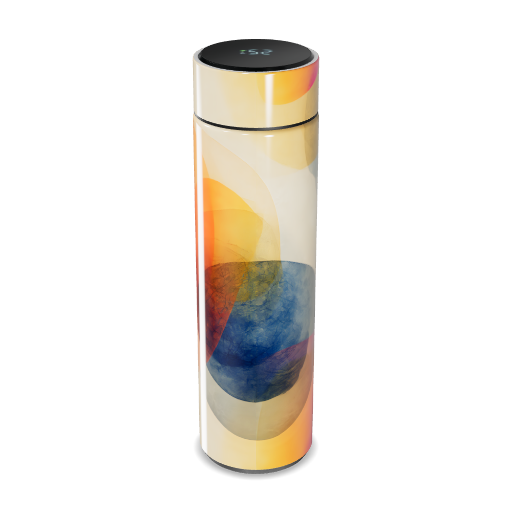 Garrafa Térmica Touch - Abstrata Multicolorida