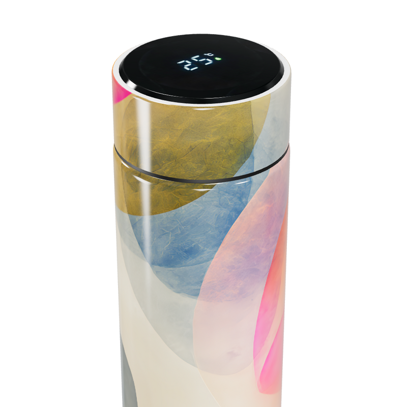 Garrafa Térmica Touch - Abstrata Multicolorida