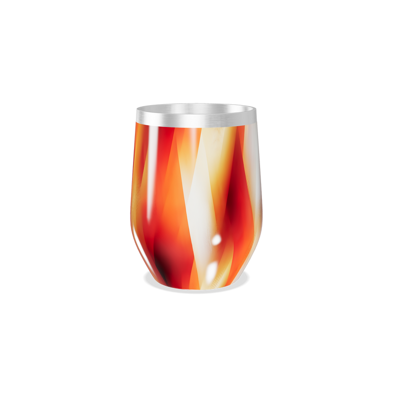 Copo Térmico Slim - Estampa Laranja Aço Inox