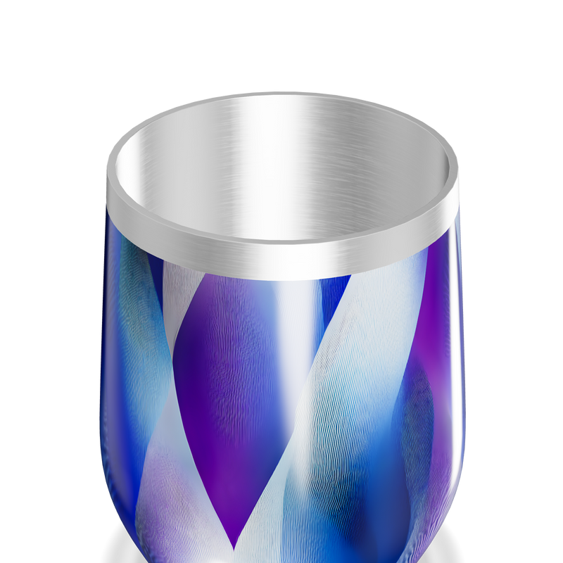 Copo Térmico Slim - Azul e Roxo Metalizado