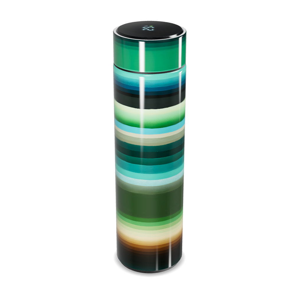 Garrafa Térmica Touch Listrada Colorida