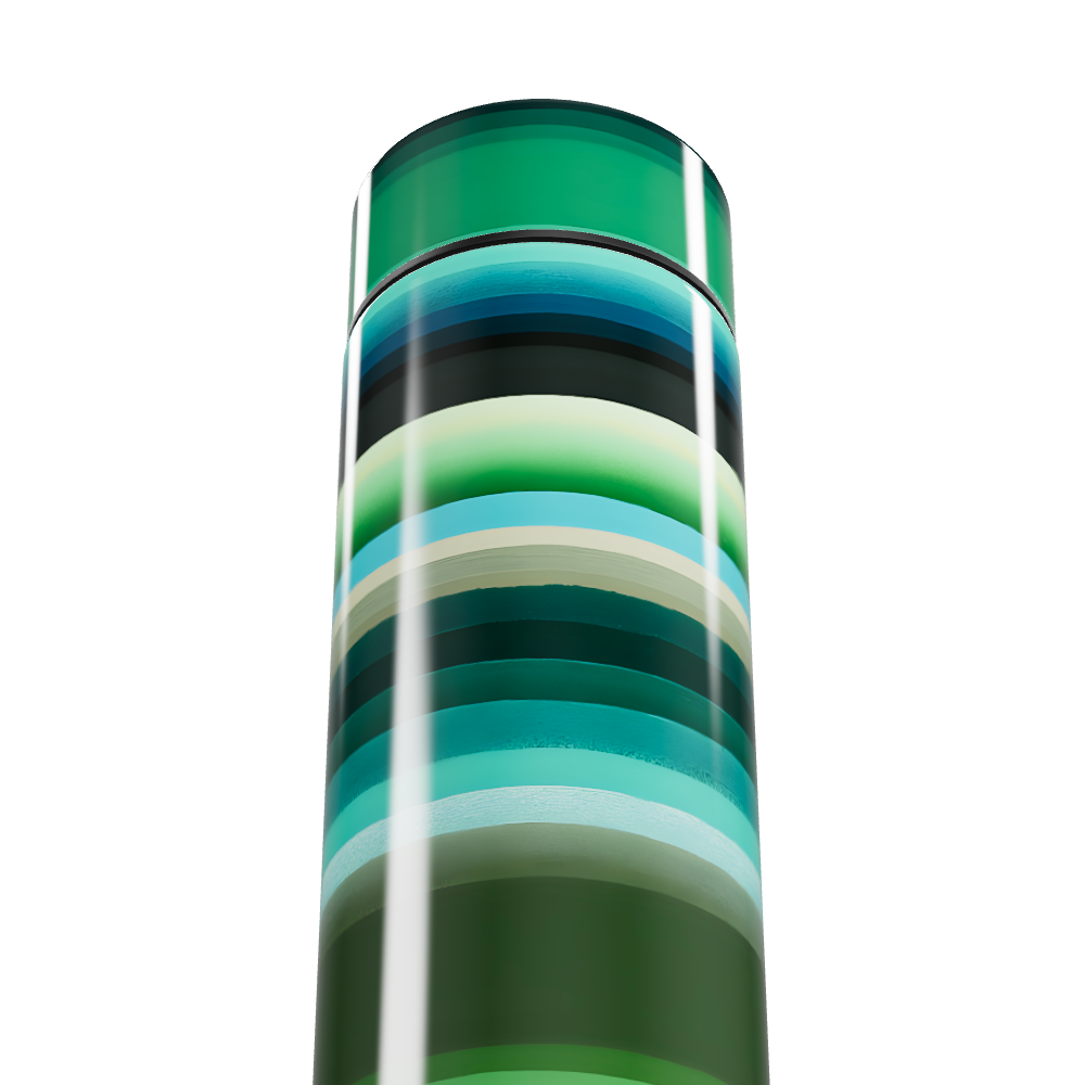 Garrafa Térmica Touch Listrada Colorida