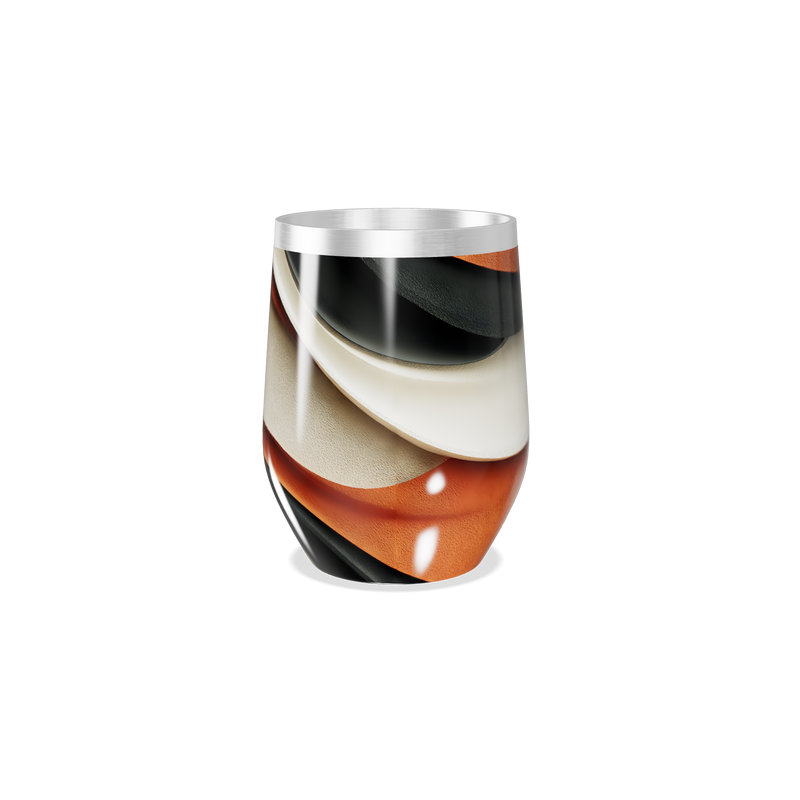 Copo Térmico Slim - Colorido Abstrato Inox