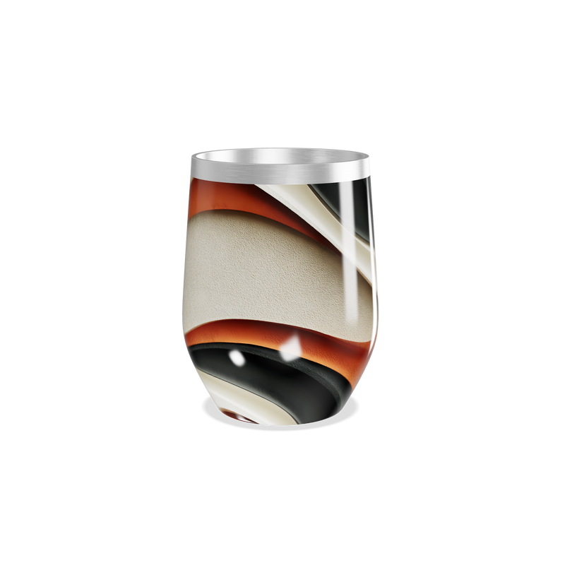 Copo Térmico Slim - Colorido Abstrato Inox