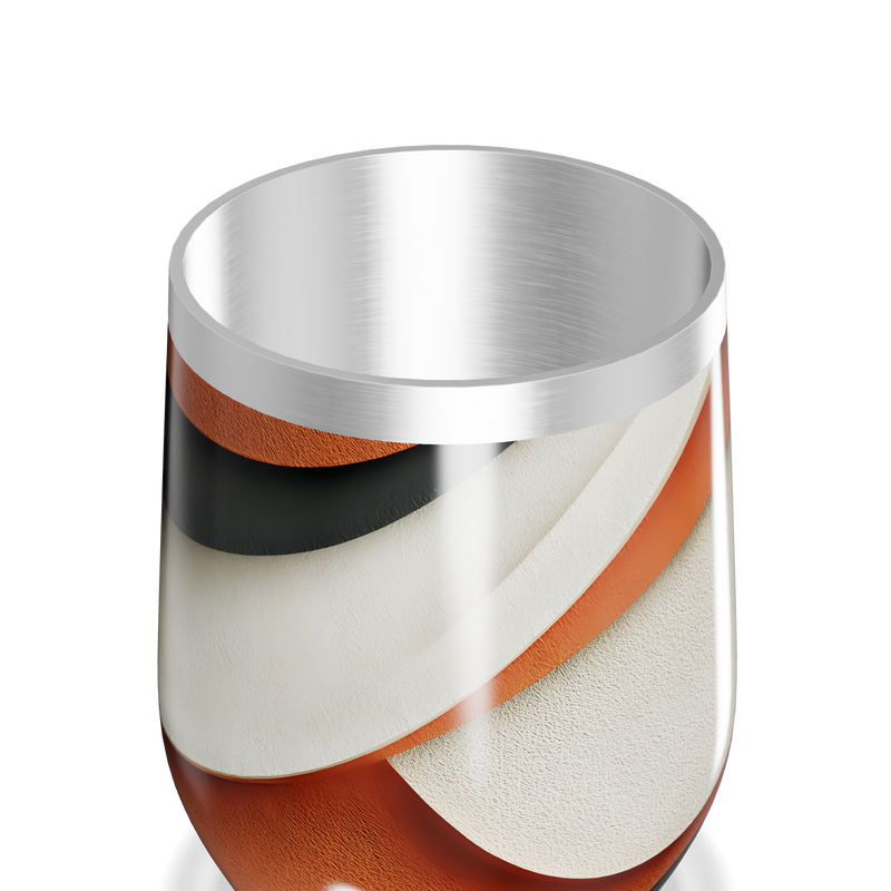 Copo Térmico Slim - Colorido Abstrato Inox