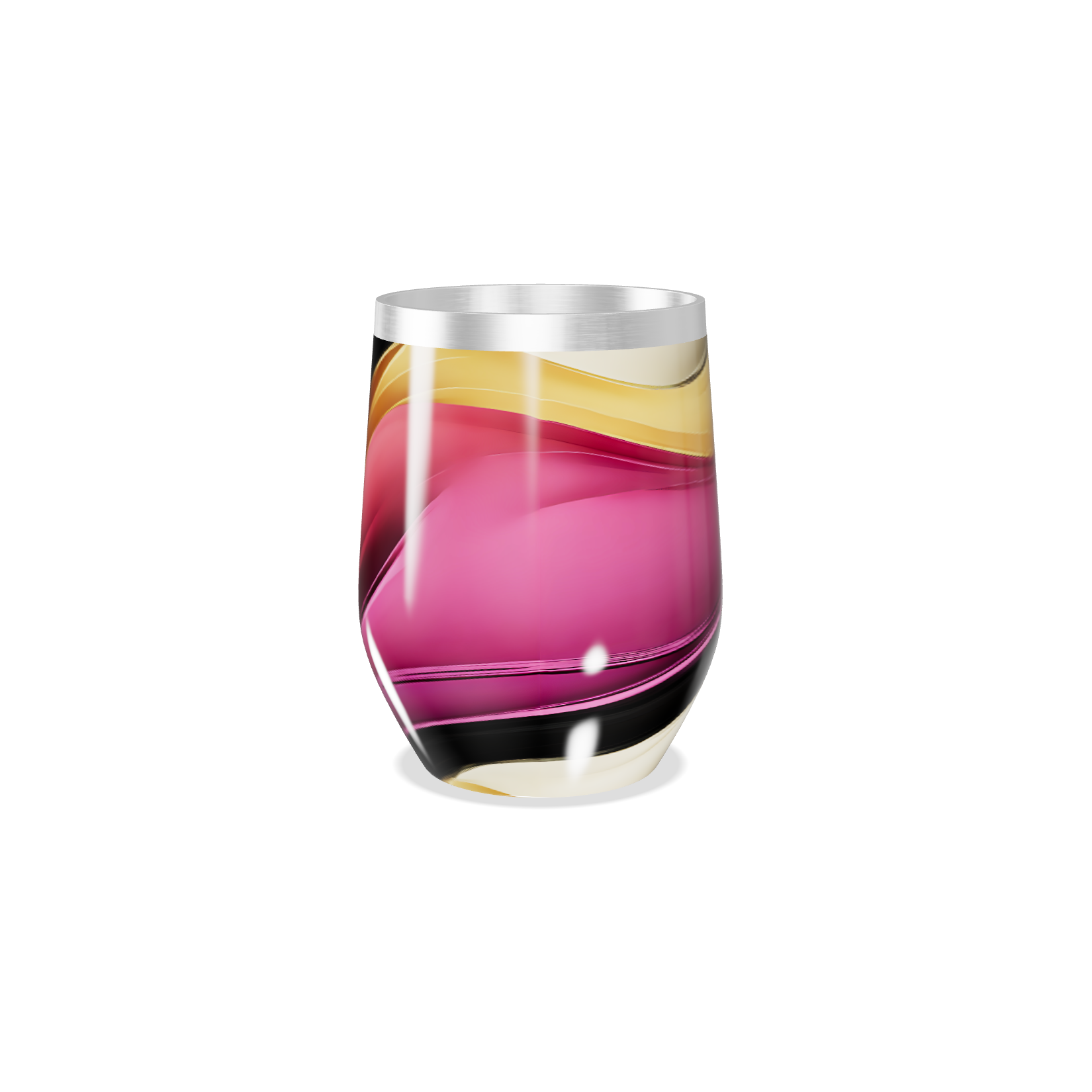 Copo Térmico Slim - Colorido com Listras