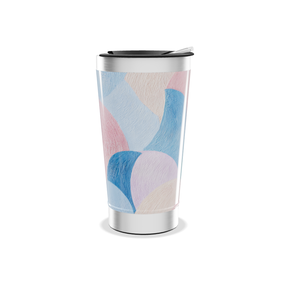 Copo Térmico - Estampa Cores Pastel