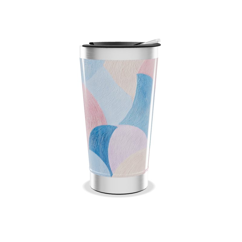 Copo Térmico - Estampa Cores Pastel