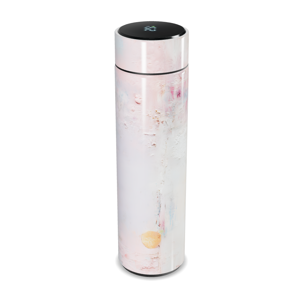 Garrafa Térmica Touch - Branco Artístico Inox