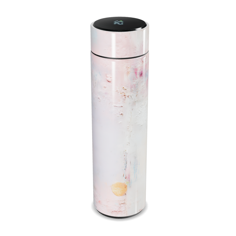 Garrafa Térmica Touch - Branco Artístico Inox