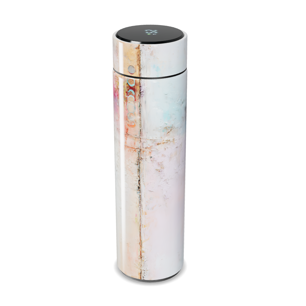 Garrafa Térmica Touch - Branco Artístico Inox