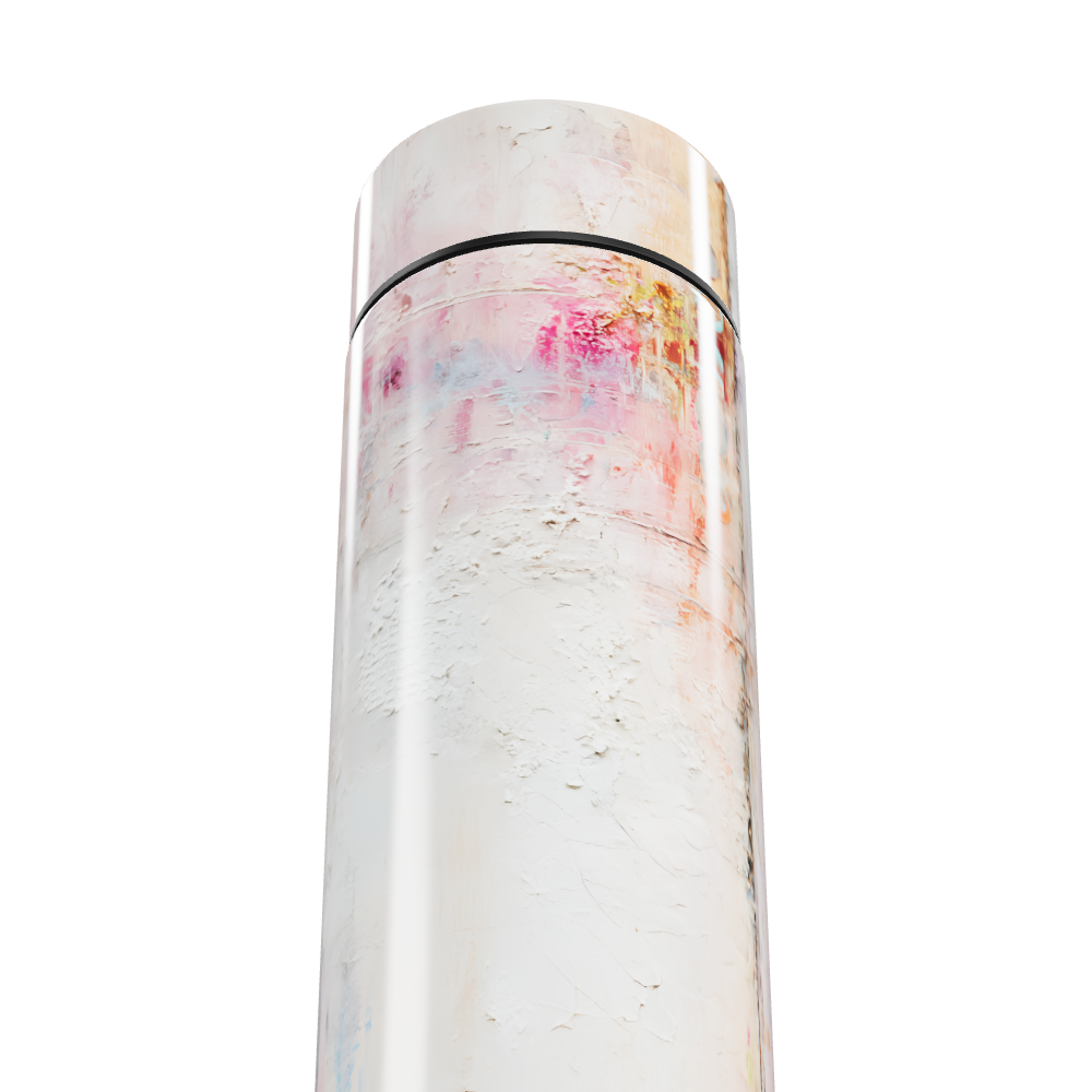 Garrafa Térmica Touch - Branco Artístico Inox