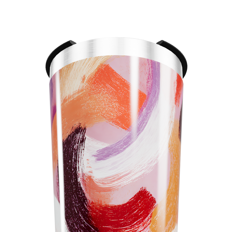 Copo Térmico - Estampa Abstrata Colorida