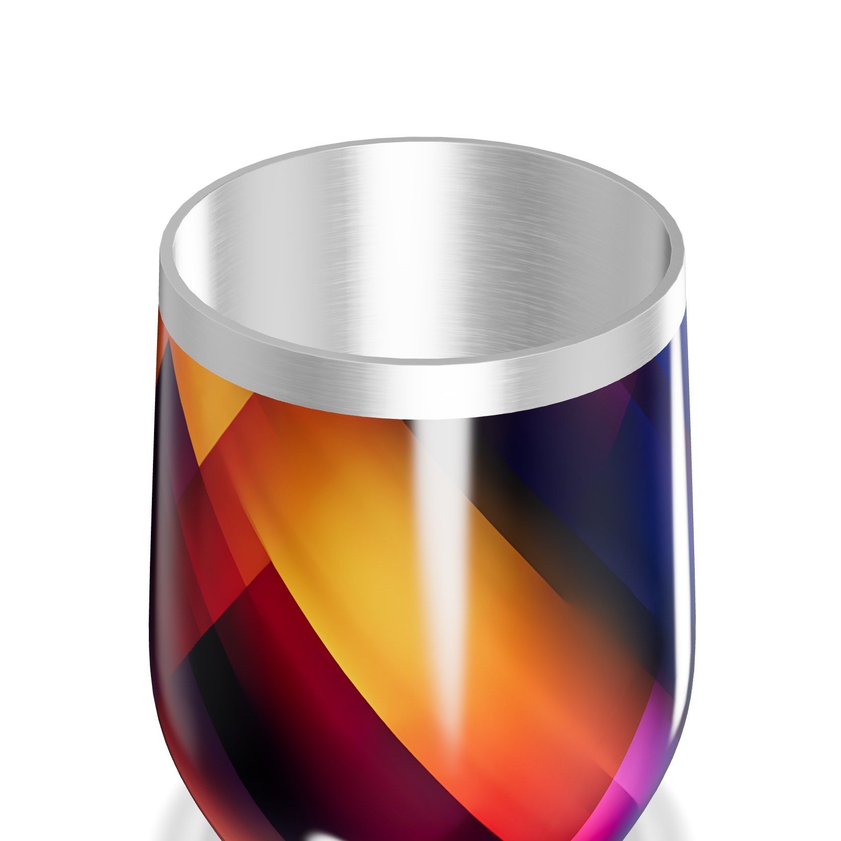 Copo Térmico Slim - Colorido com Listras