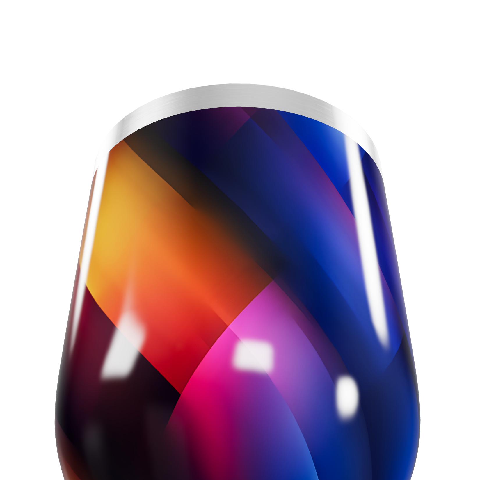 Copo Térmico Slim - Colorido com Listras